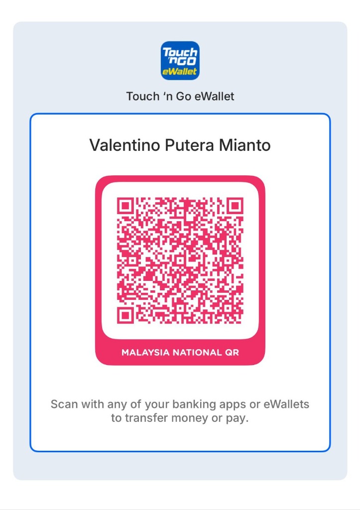 Touch N Go QR code for Valentino Putera Mianto